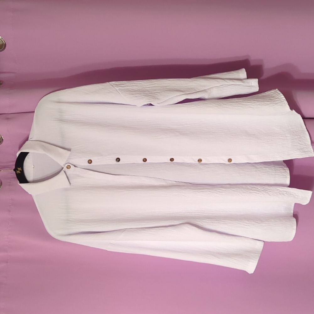 White Button-Up Shirt